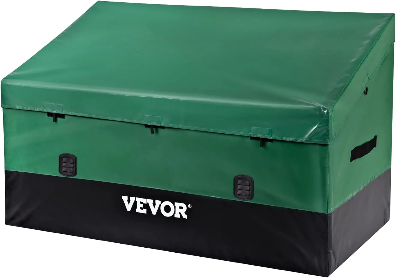 New Arrivals Outdoor Storage Box, 230 Gallon Waterproof PE Tarpaulin Deck Box w/Galvanized Frame, All-Weather Protection - Image 2
