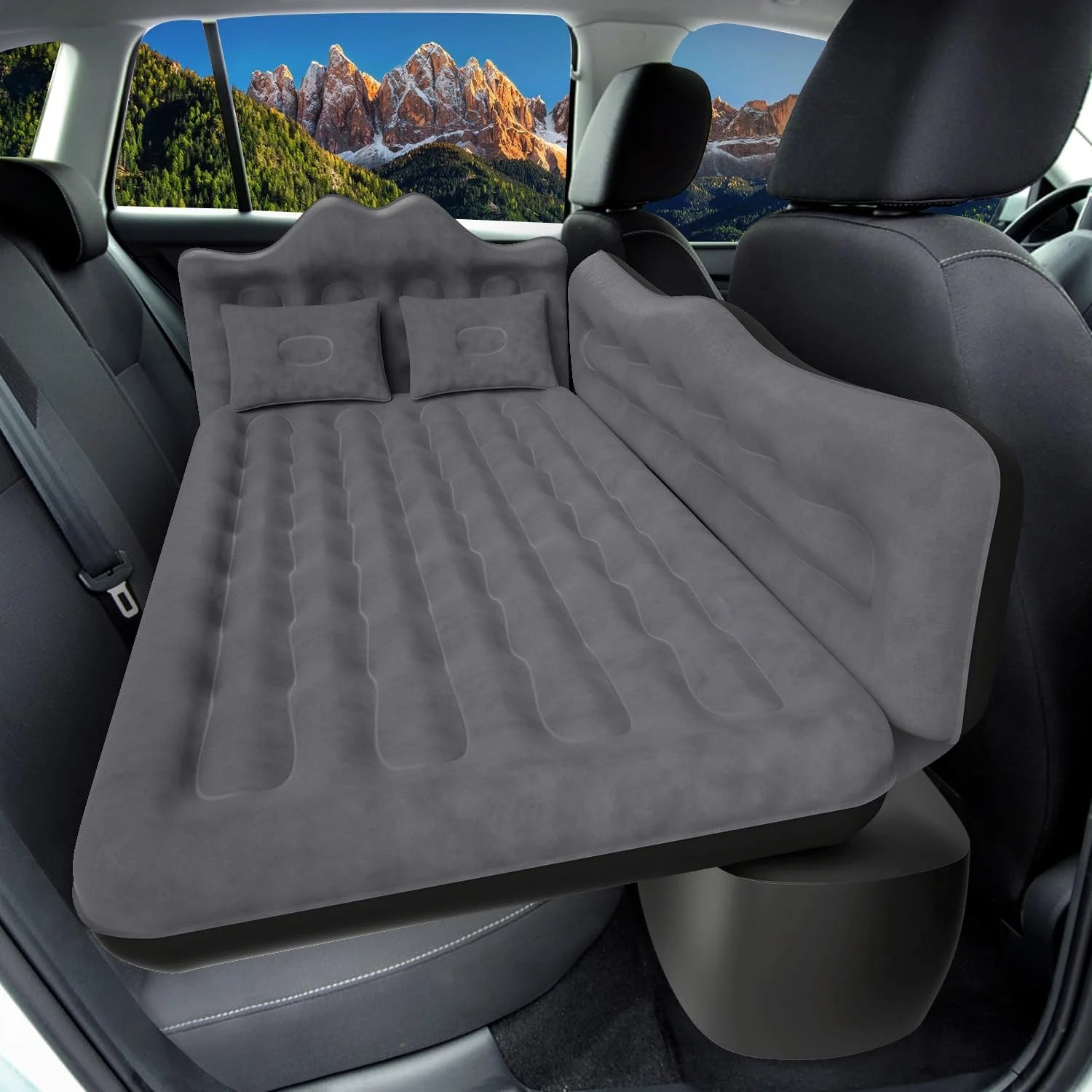 DikaSun Car Air Mattress, Inflatable SUV Truck Camping Mattress for Back Seat, Thickened Travel Car Bed Sleeping Pad bifanuoyard - Image 4