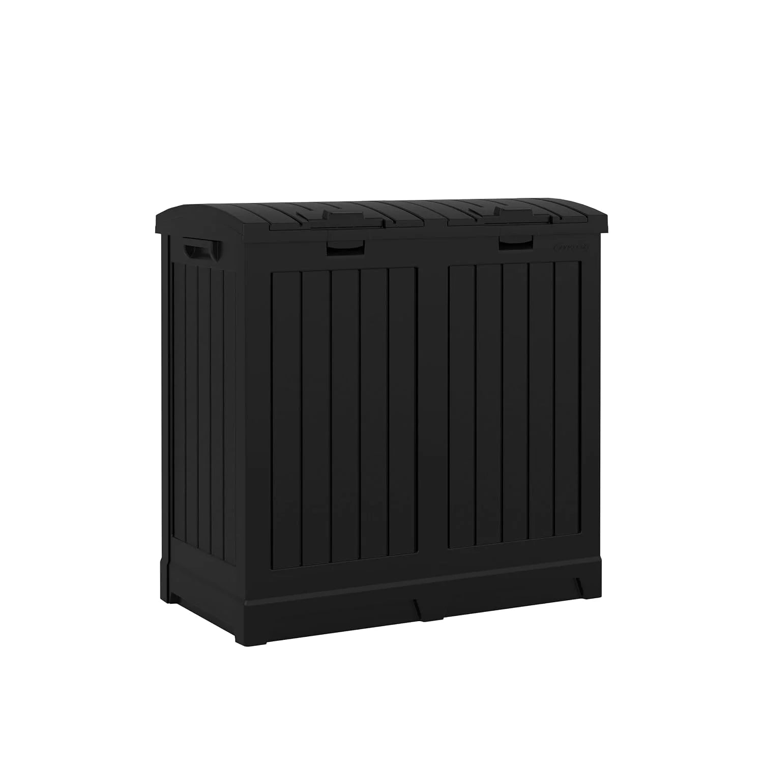 Suncast 33 Gallon Commercial Outdoor Trashcan Hideaway with Lid for 30 to 33 Gallon Trash Bags for Garage, Backyard bifanuoyard - Image 2