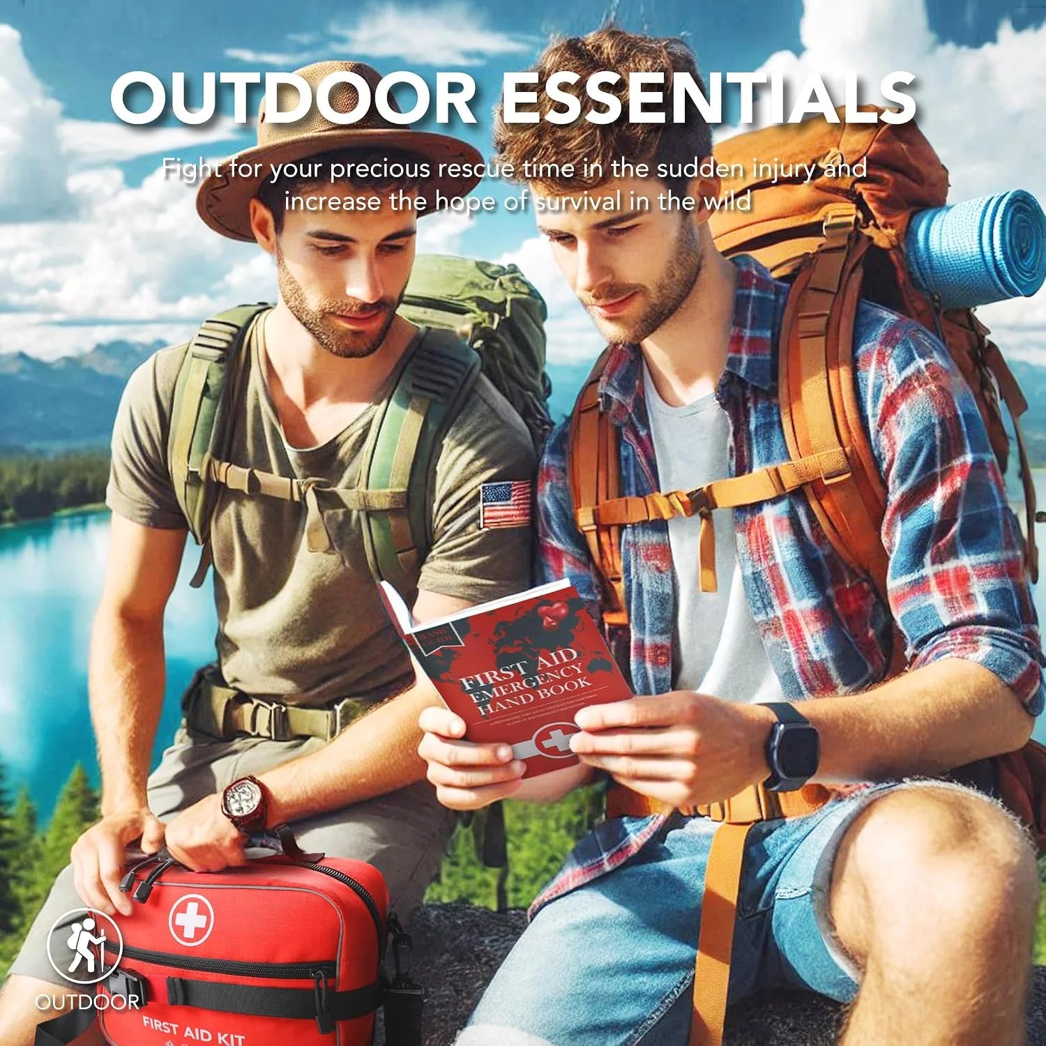 New Arrivals First Aid Kit, Well-Organized Premium Waterproof Compact Trauma Medical Kits for Any Emergencies - Image 3
