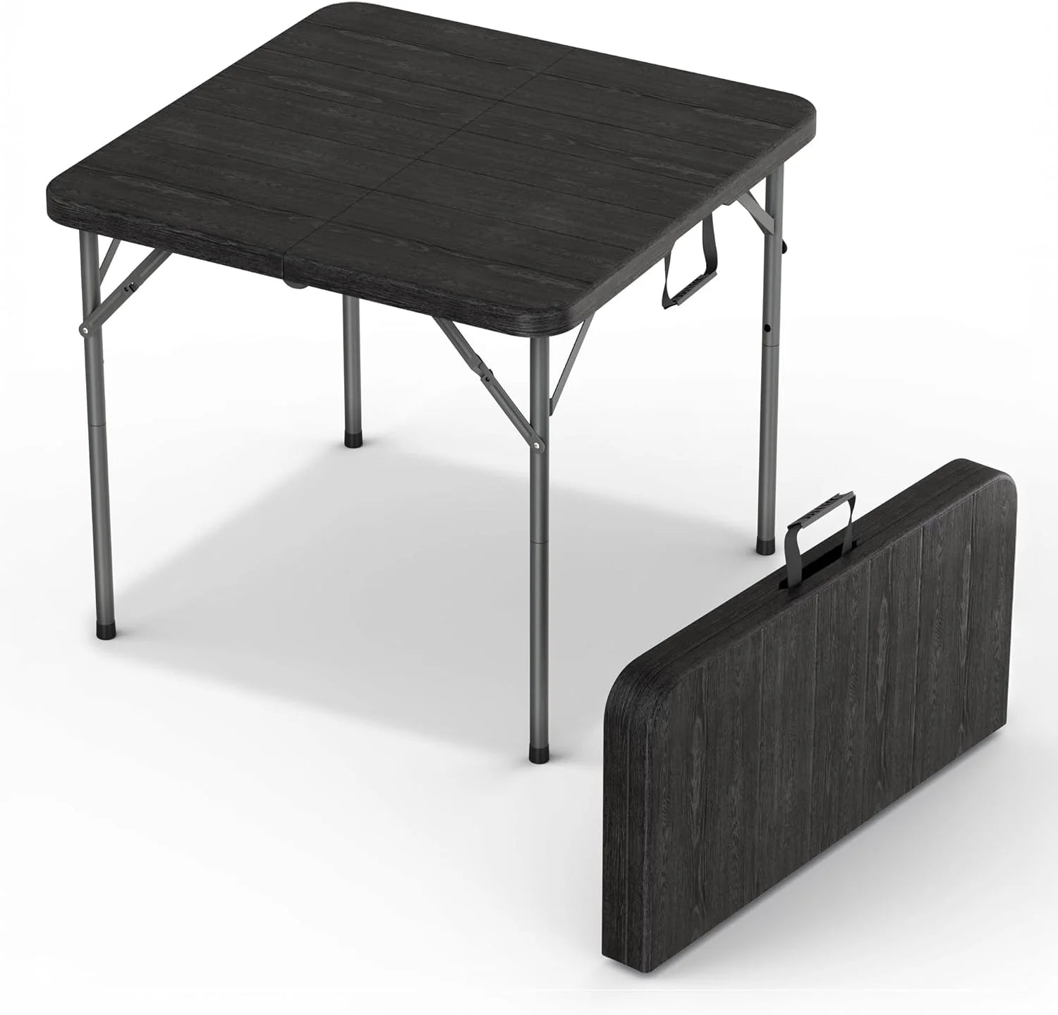 Our Modern Space 8 Feet Foldable Table with Built in Handle & Steel Legs, Heavy Duty Portable bifanuoyard - Image 14