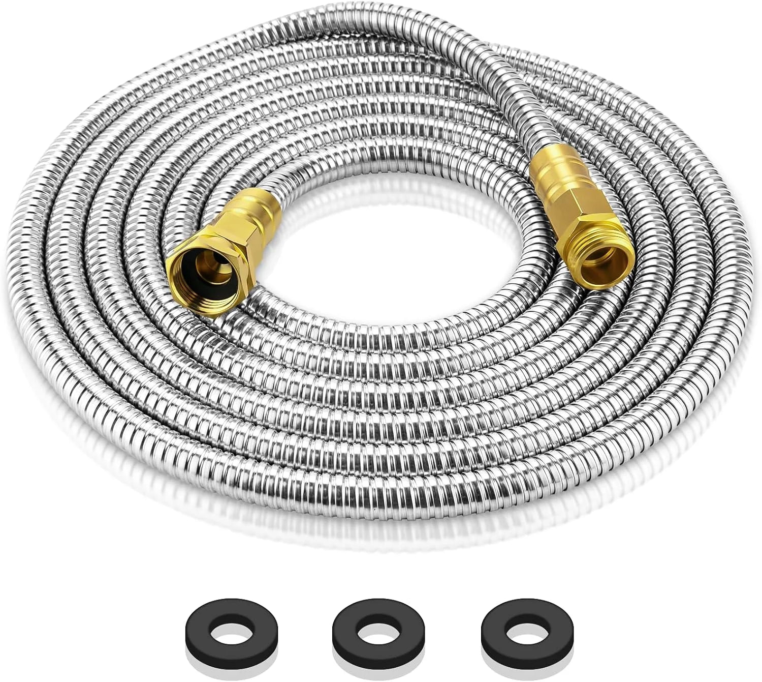 Rosy Earth Stainless Steel Garden Hose 100 FT, Heavy Duty Expandable Water Hose bifanuoyard - Image 6