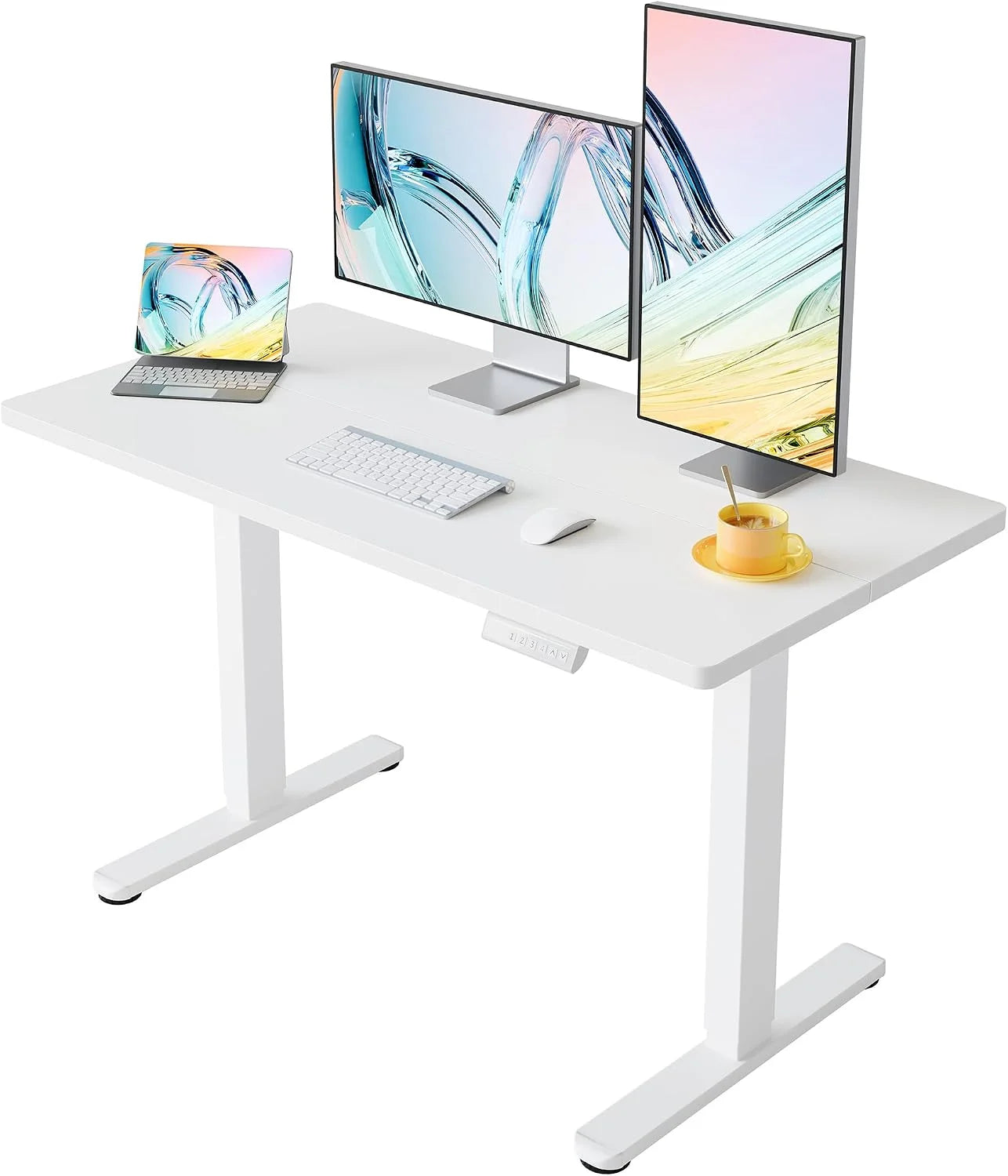 HUANUO 32 Small Electric Standing Desk Adjustable Height, 4 Memory Height Settings bifanuoyard - Image 11