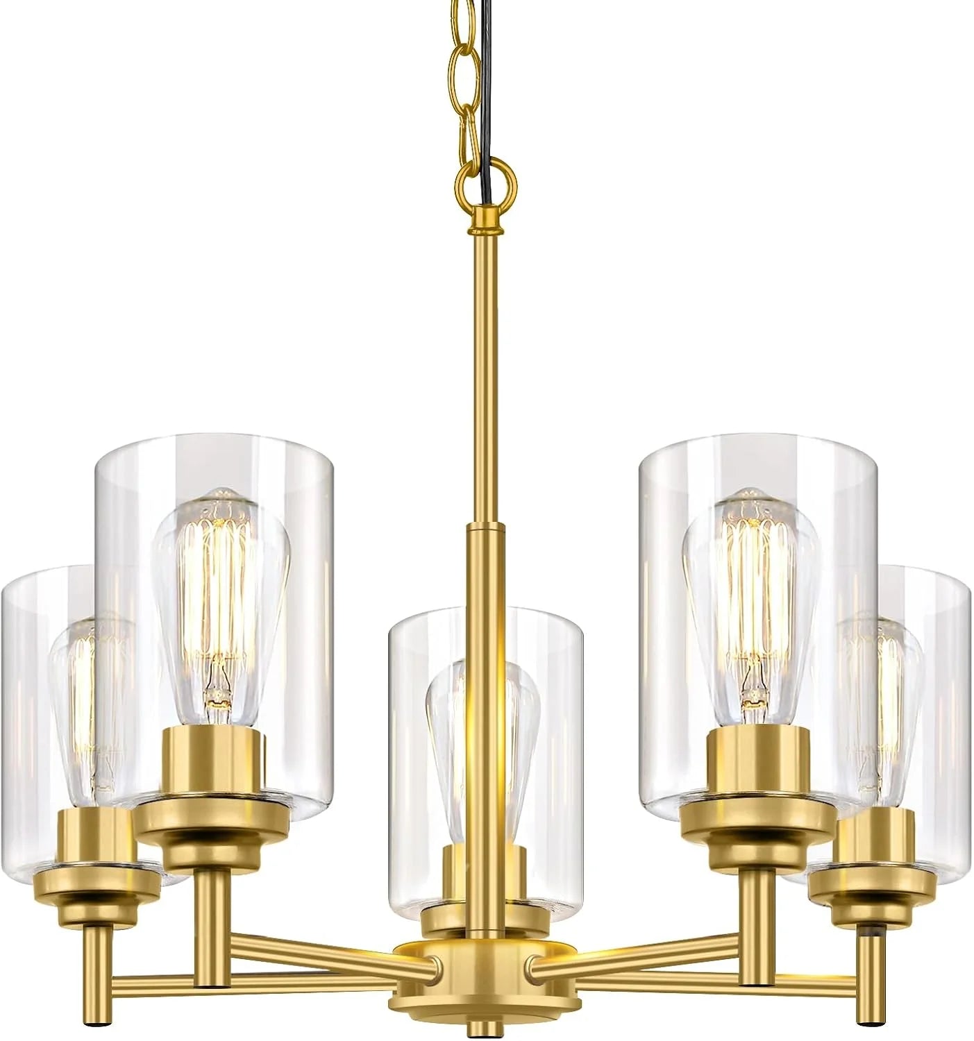 33.5” Dia 8-Light Chandelier for Dining Room Kitchen Island - Image 6