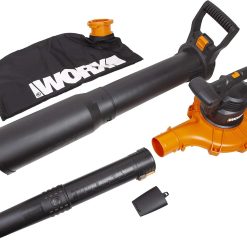 Trivac 3 in 1 Electric Leaf Blower for Lawn Care, Leaf Vacuum with 350 CFM & 210 MPH, WG509
