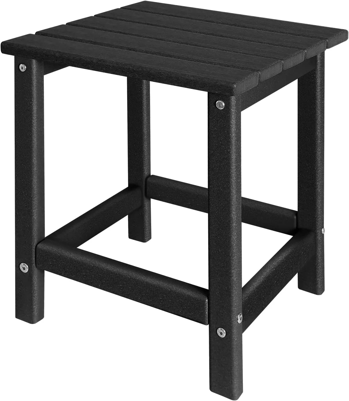 New Arrivals Adirondack Square Outdoor Side Table,2-Tier Storage Patio Side Table - Image 4