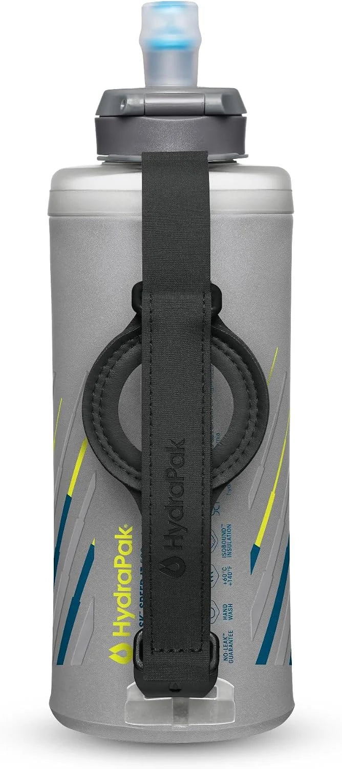 New Arrivals HydraPak SkyFlask Speed " Collapsible Handheld Running Water Bottle (350ml, 500ml, 500ml Insulated) " Adjustable Strap