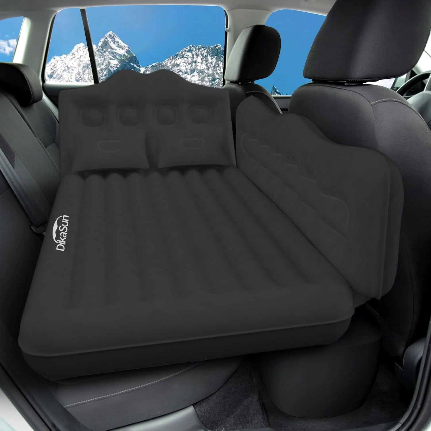 DikaSun Car Air Mattress, Inflatable SUV Truck Camping Mattress for Back Seat, Thickened Travel Car Bed Sleeping Pad bifanuoyard - Image 3