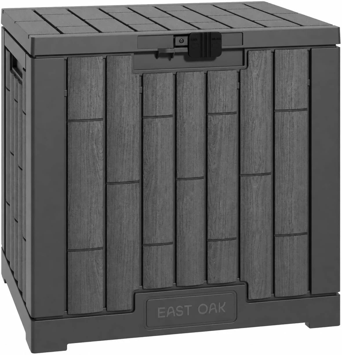 New Arrivals OAK Outdoor Storage Box, 31 Gallon Deck Box Indoor and Outdoor Use, Waterproof Resin Storage Bin for Package Delivery - Image 2