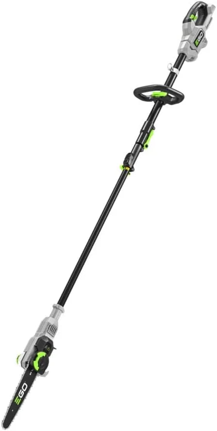 New Arrivals EGO POWER+ Pole Saw for Tree Trimming, Cordless Electric Pole Saw with Telescopic LED Cut Line Indicator