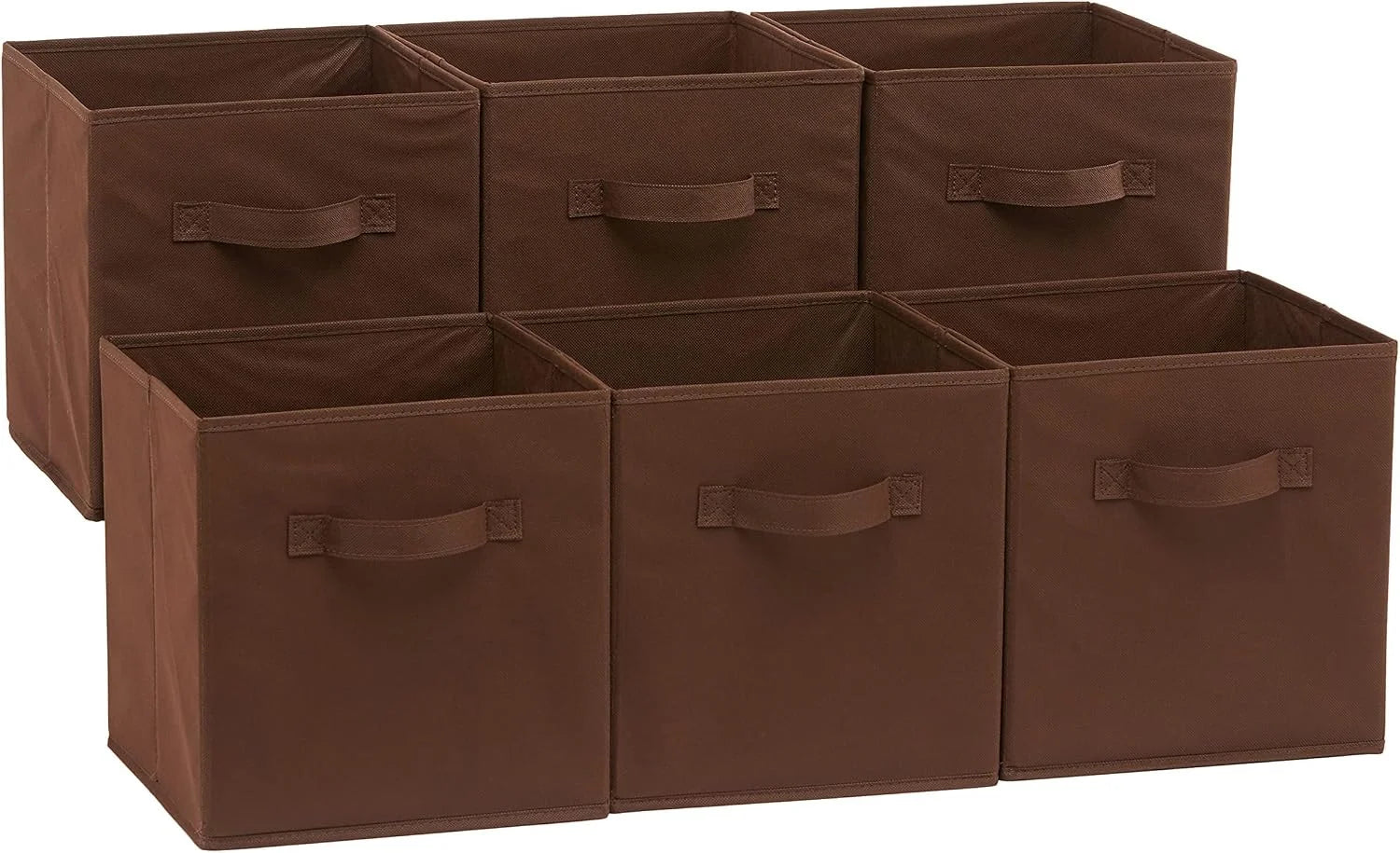 New Arrivals Fabric Storage Cube Bins Organizer with Handles for Organization and Organizing Solution, 13x13x13 - Image 3
