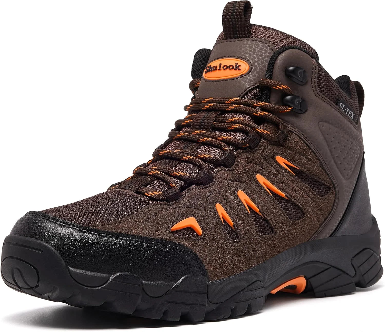 New Arrivals Men鈥檚 Waterproof Hiking Boots Non-Slip Lightweight Mid Top Ankle Boot Breathable Hiker Trekking Shoes