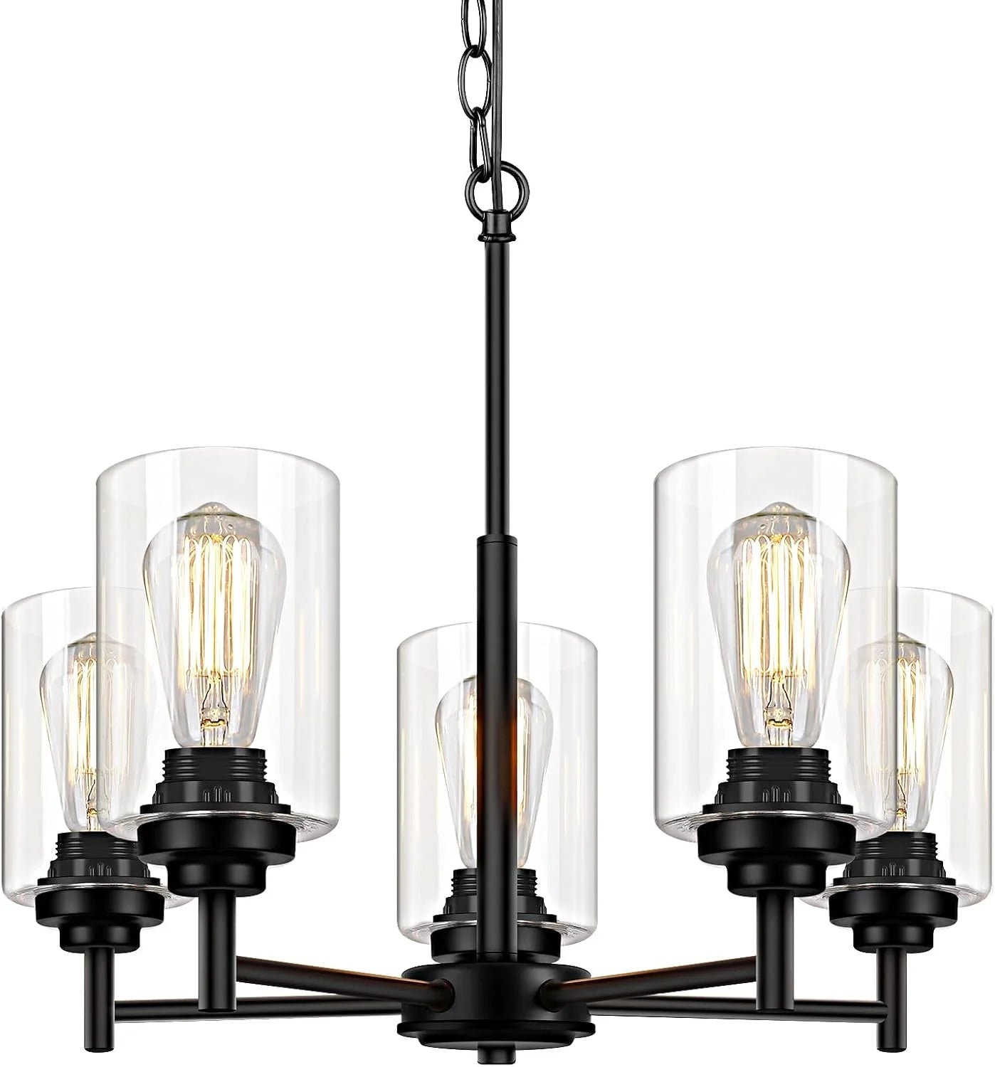 33.5” Dia 8-Light Chandelier for Dining Room Kitchen Island - Image 9