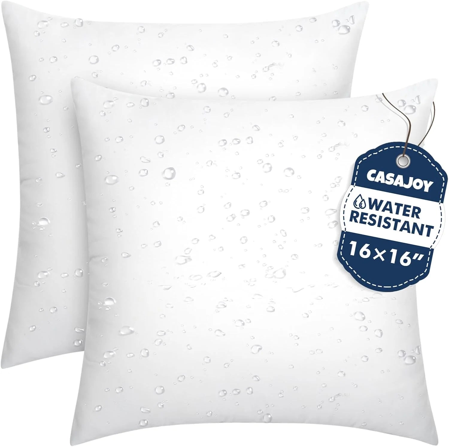 New Arrivals CASAJOY Set of 2 12×20 Outdoor Pillows,Water Resistant Lumbar Pillow Insert - Image 5