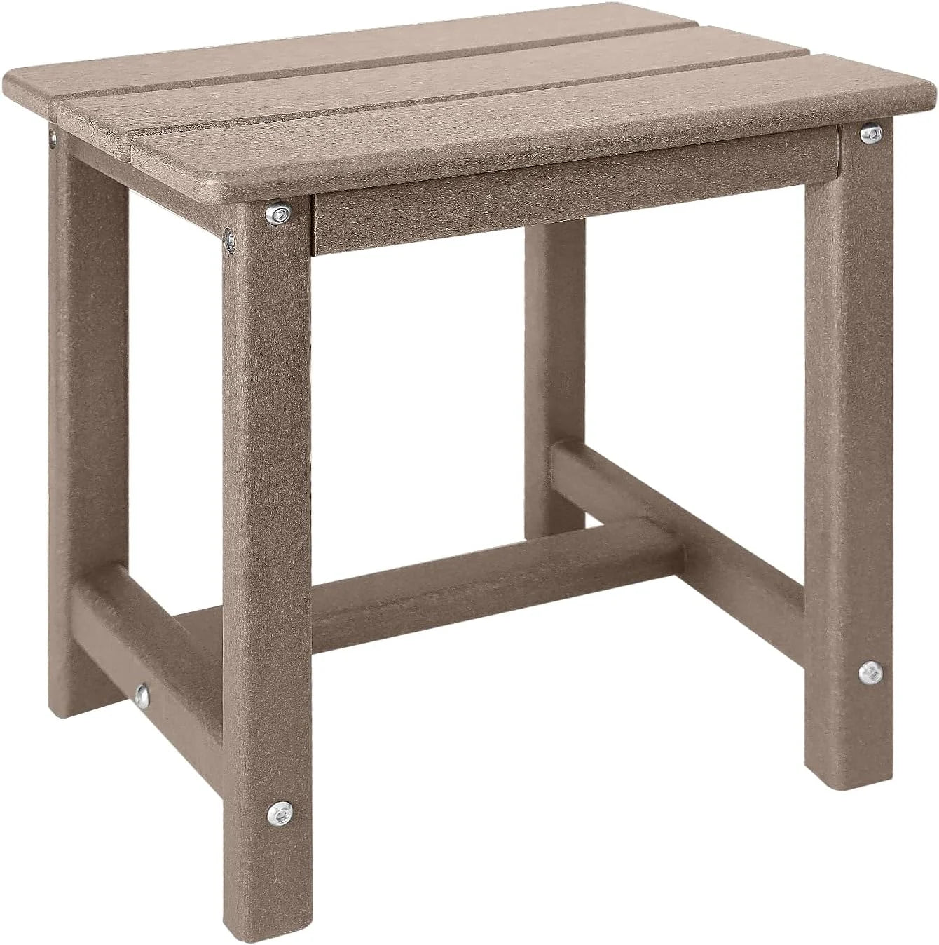 New Arrivals Adirondack Square Outdoor Side Table,2-Tier Storage Patio Side Table - Image 19